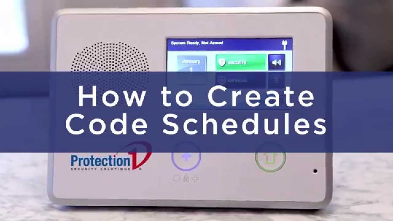 How to Create Code Schedules on Your 2GIG Panel | Protection 1