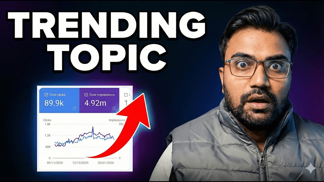 Niche Blog + Trending Topic = Traffic & Money | 2026 Me Blogging Ka Smart Tarika
