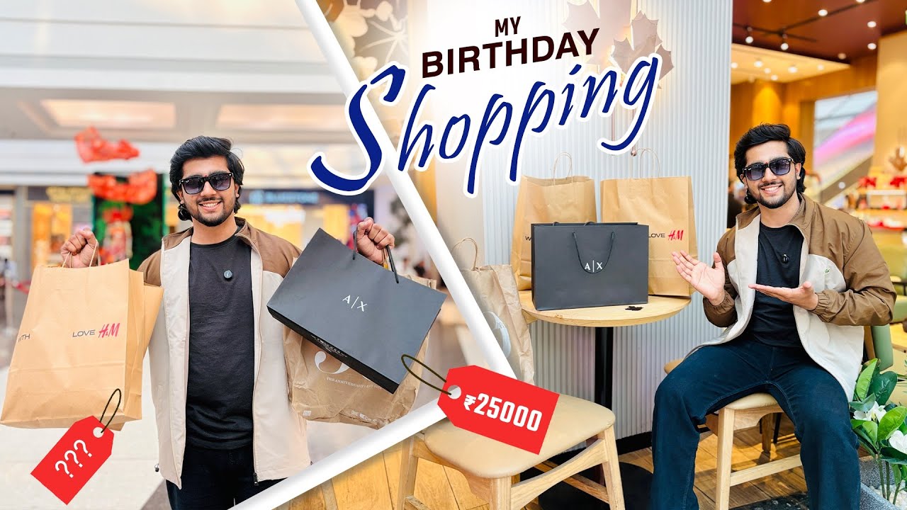 Birthday साठी केली 25000💸🤑 ची Shopping 🛍️ |Vlog No. 89 | Daksh Phadke