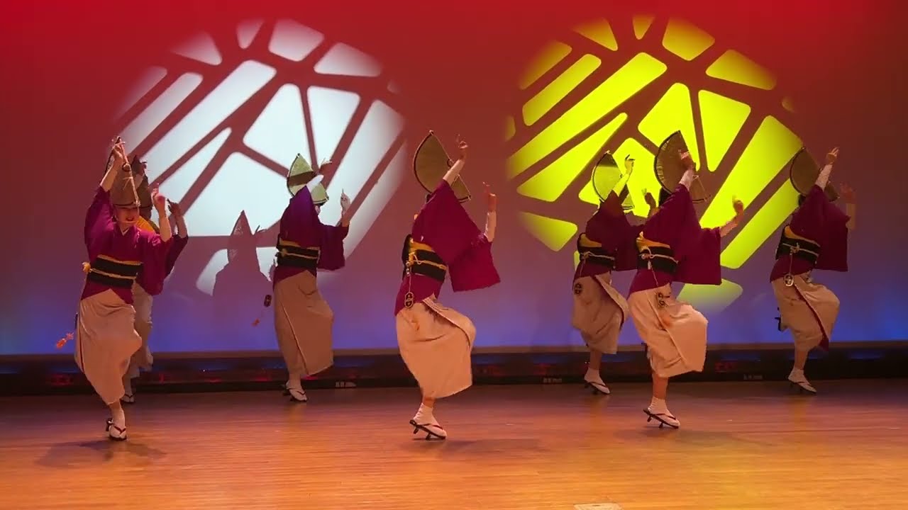 Tempo Ren at the Awaodori Kaikan on August 5, 2024. 天保連 。阿波おどり会館。2024年8月5日。