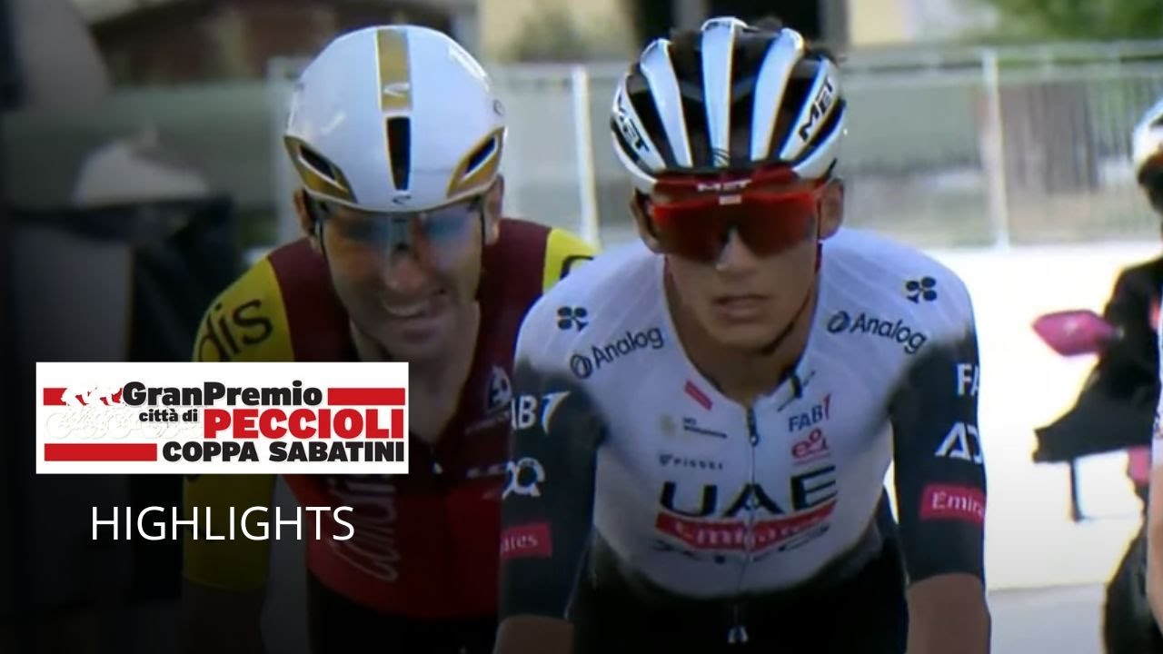 Coppa Sabatini 2025 - Highlights - Can Isaac Del Toro remain undefeated in Italy ?