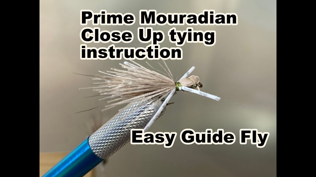 Close up Prime Mouradian being tied -Guide Fly