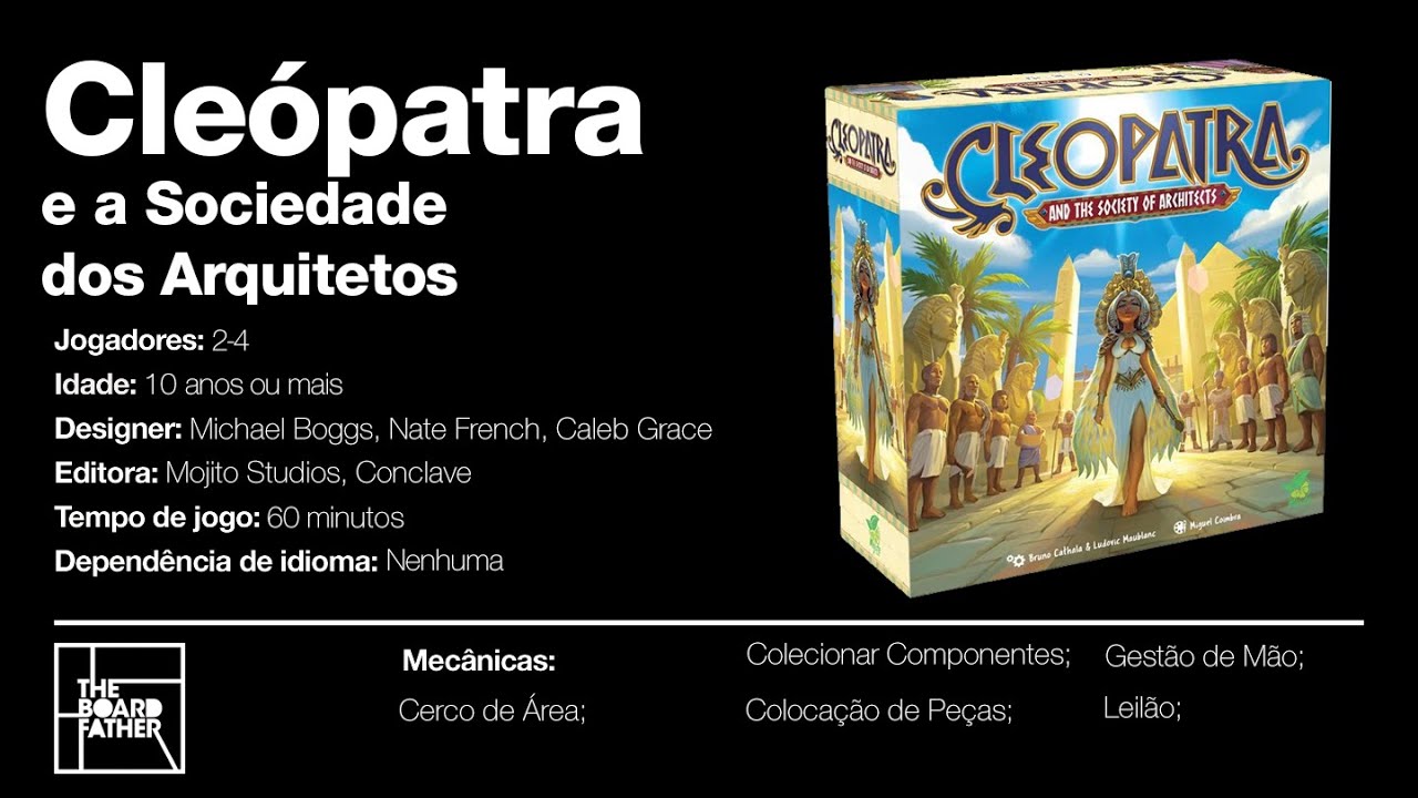 Cleópatra e a Sociedade dos Arquitetos - Como Jogar [TBF]