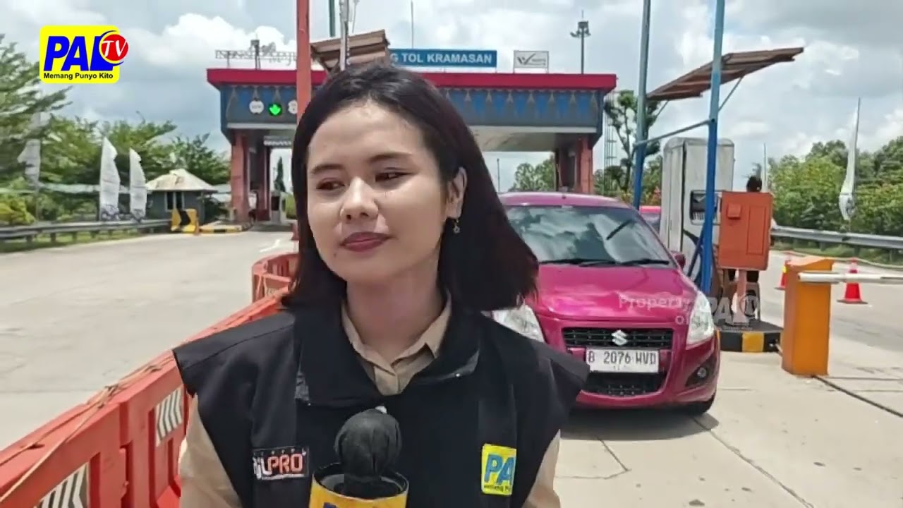 LALU LINTAS DI GERBANG TOL KERAMASAN MASIH TERPANTAU LANCAR