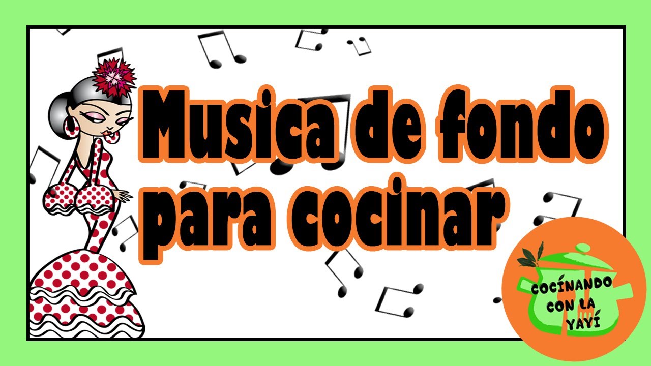 Música flamenca de fondo para trabajar en la cocina activo y con alegría.