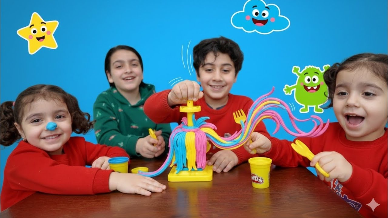 سوسو واسوله | ​كيف صنعنا شعراً طويلاً من المعجون؟ (مفاجأة!) PlayDoh 