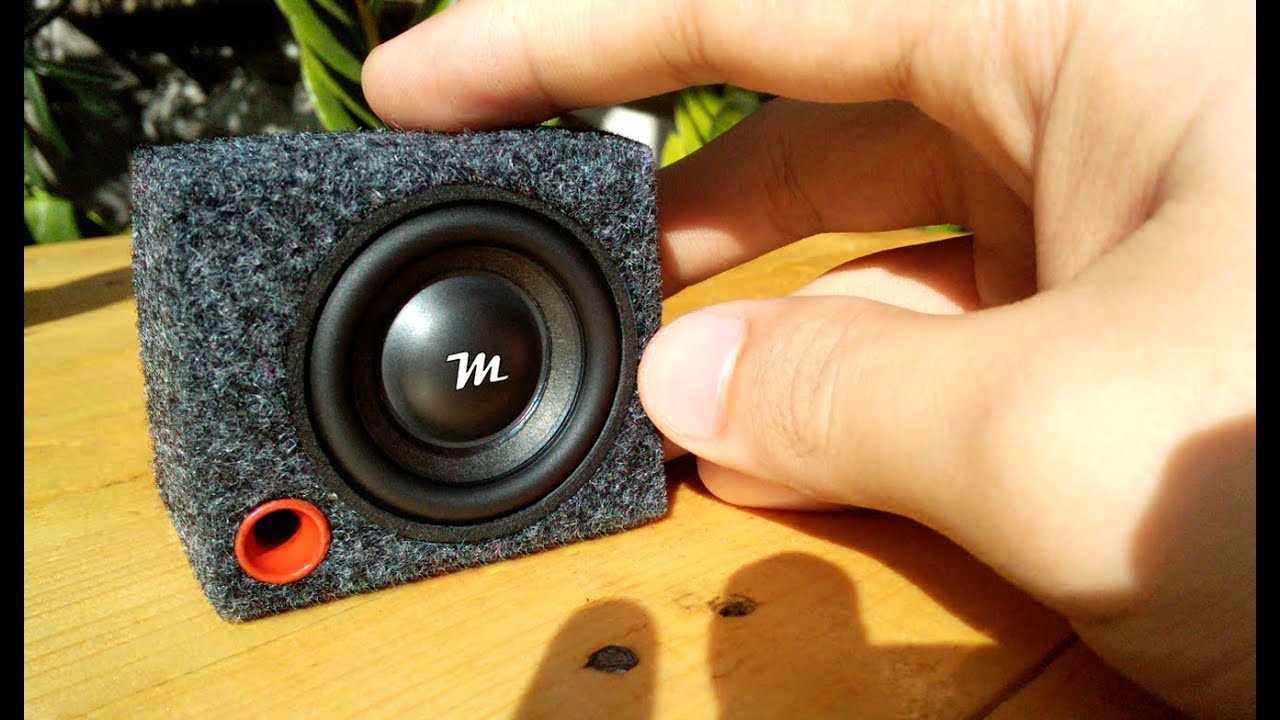 Mini Subwoofer Russian Hard Bass Test