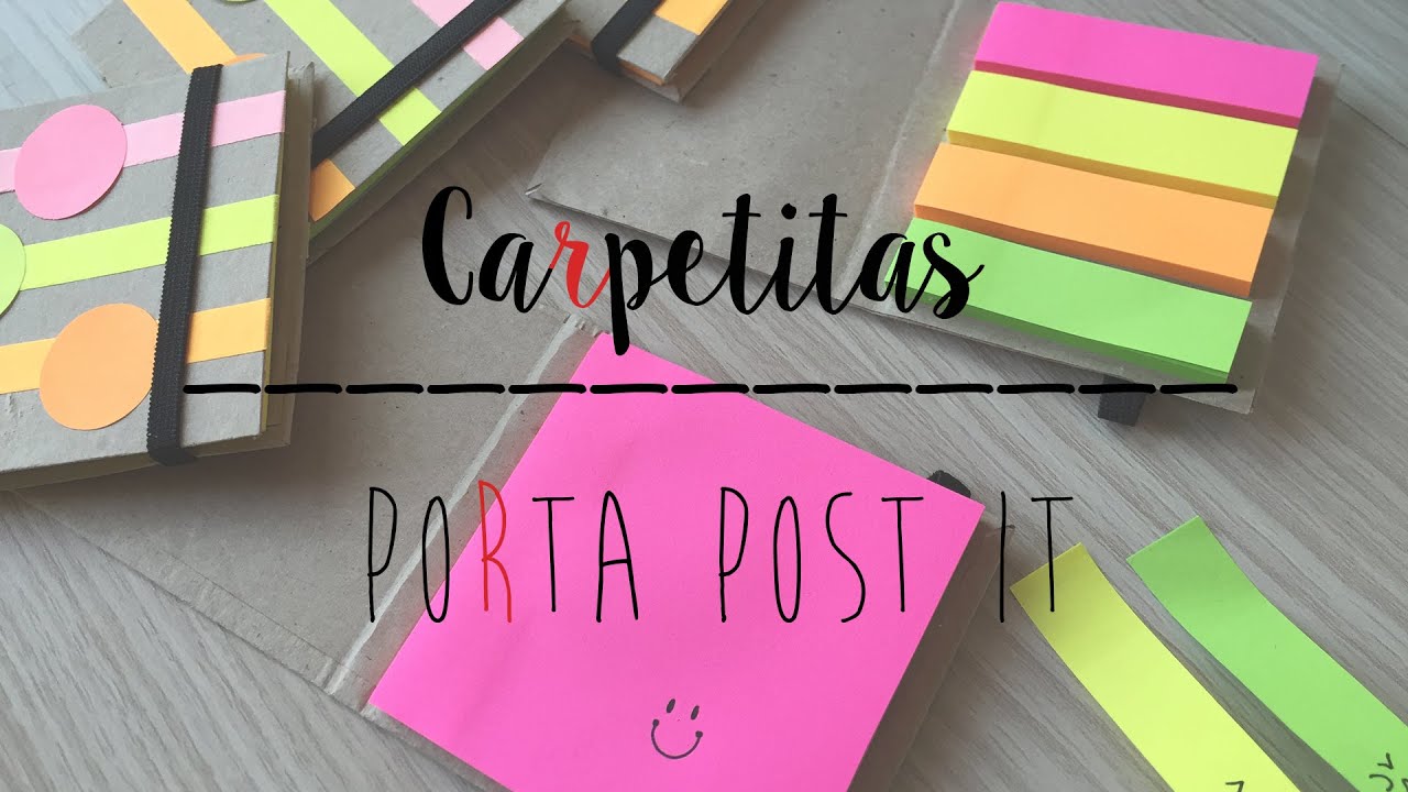 📁 Ideas de CARPETA para Guardat tus POST IT [Tres Tulipanes Rojos]