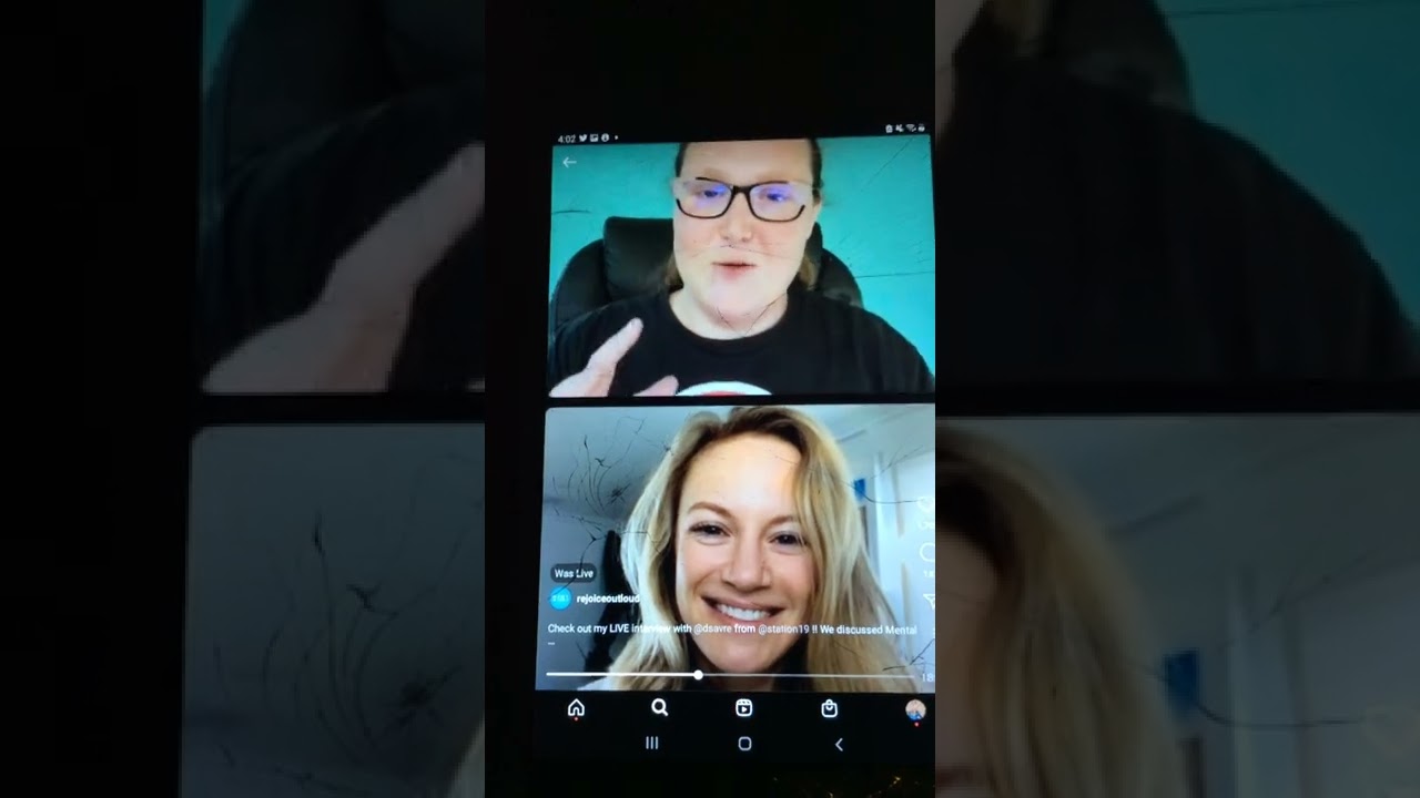 Danielle Savre Instagram Live - Talking about Mental Health