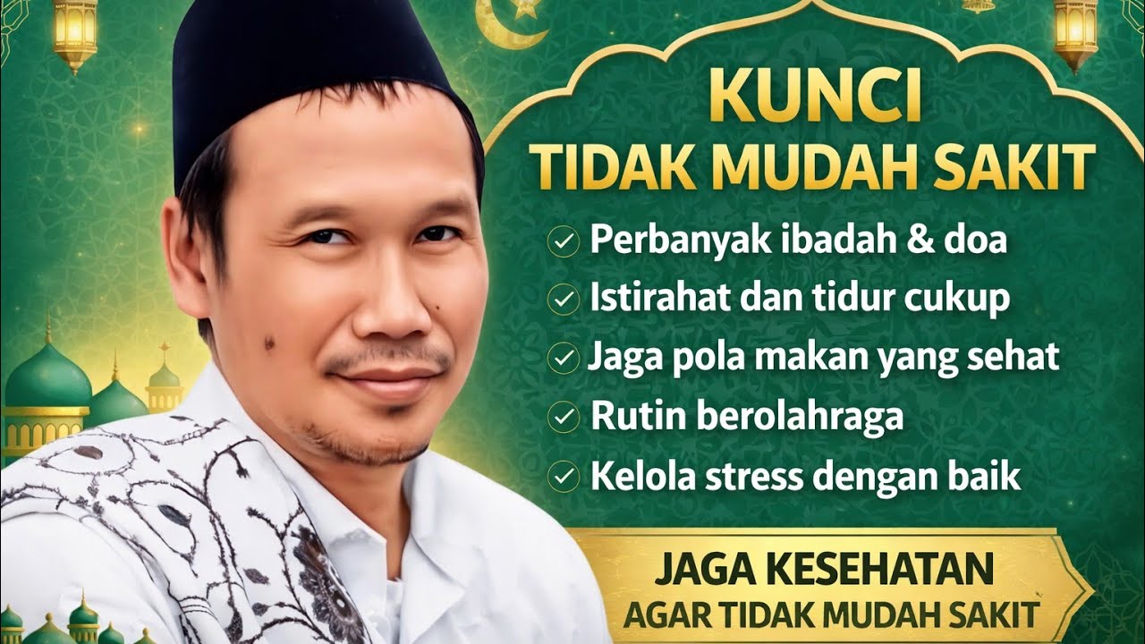Ngaji Gus Baha -kunci agar tidak sakit#ngajigusbahaviral 