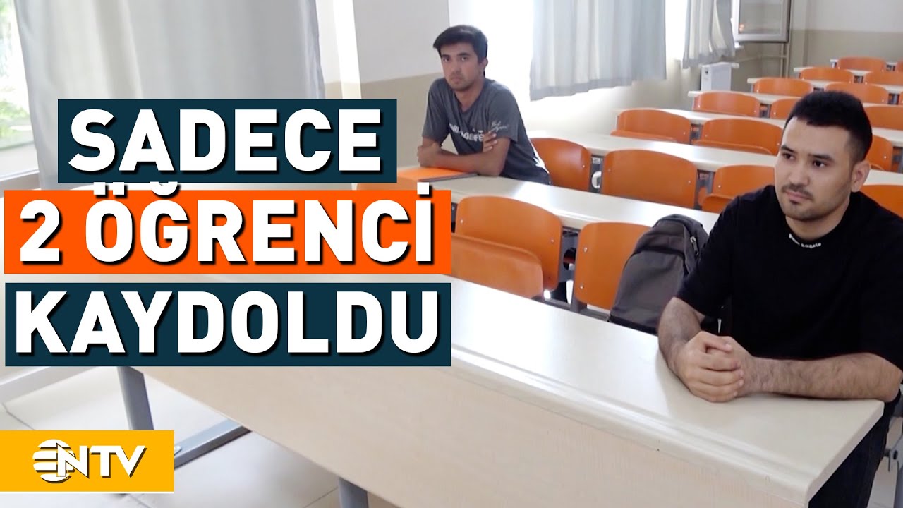 Aksaray Üniversitesi'nde Bu Bölümün Sadece 2 Öğrenci Var | NTV