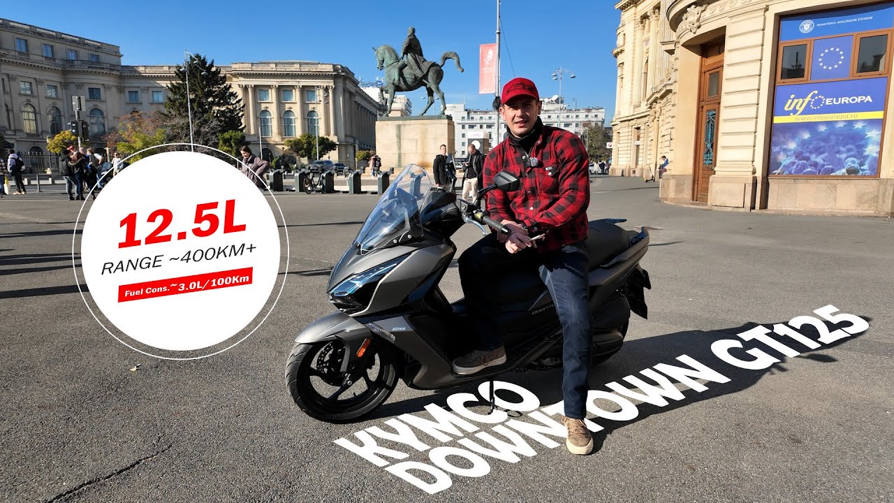 Scutere cu B-ul: Test Kymco Downtown GT 125