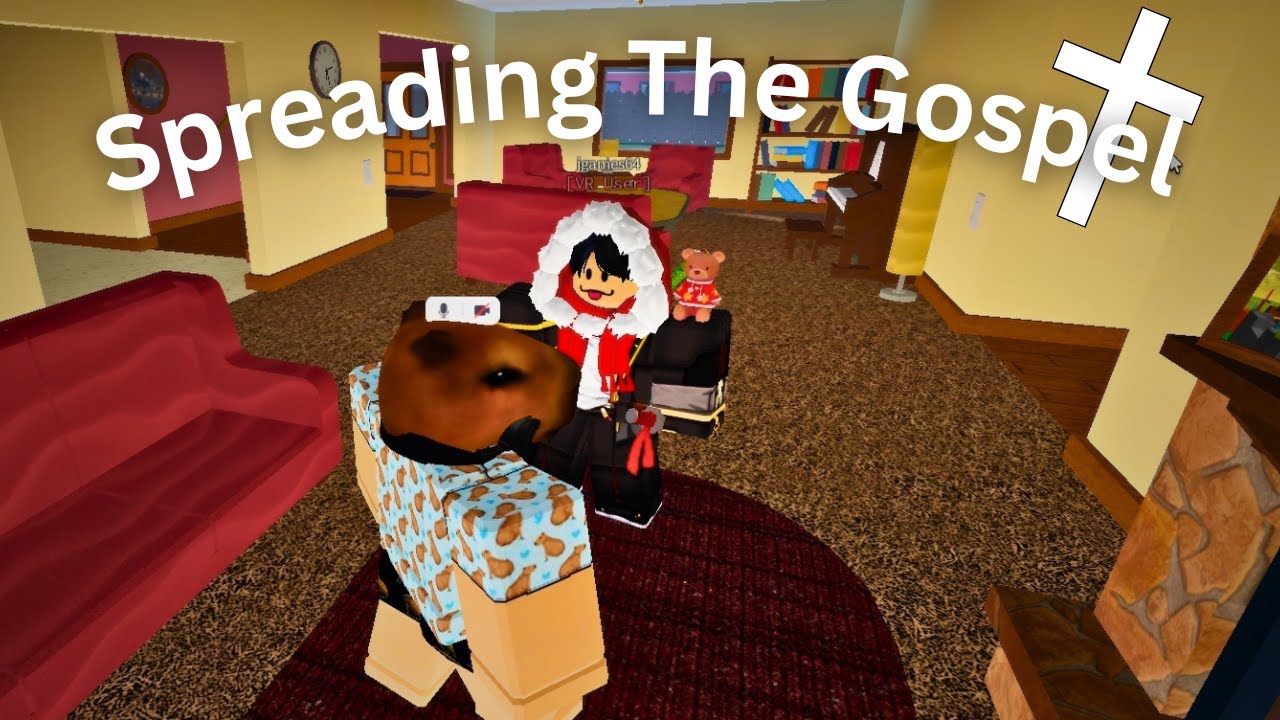 SPREADING THE GOSPEL IN ROBLOX TO A TEENAGER