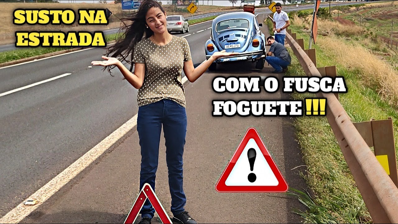 OLHA O QUE ACONTECEU COM O FUSCA FOGUETE NA RODOVIA!