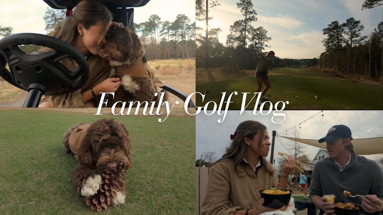 Family Golf Vlog at Southern Pines