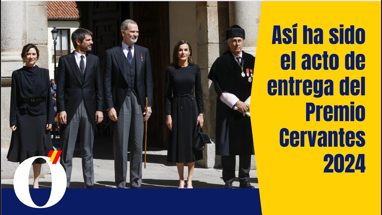 Así ha sido el acto de entrega del Premio Cervantes 2024