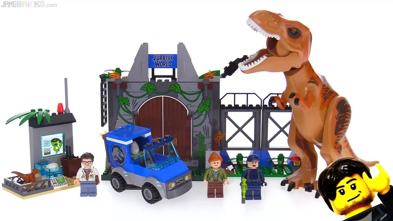 🔄 LEGO Jurassic World 2018 Juniors T. Rex Breakout review! 10758 re upload