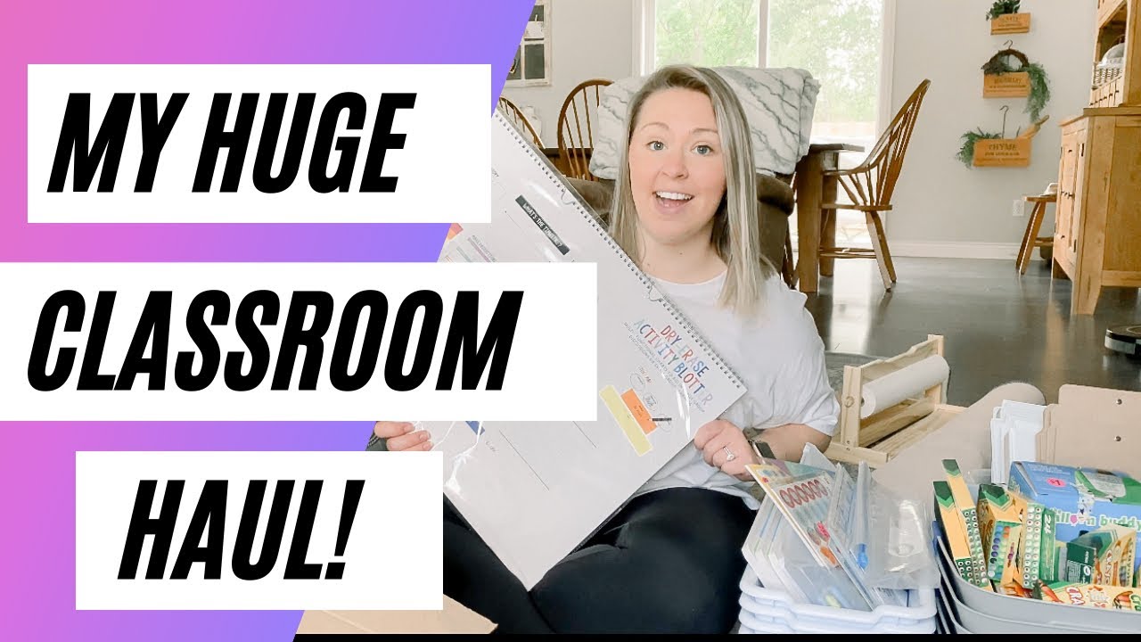My HUGE classroom haul for so cheap!