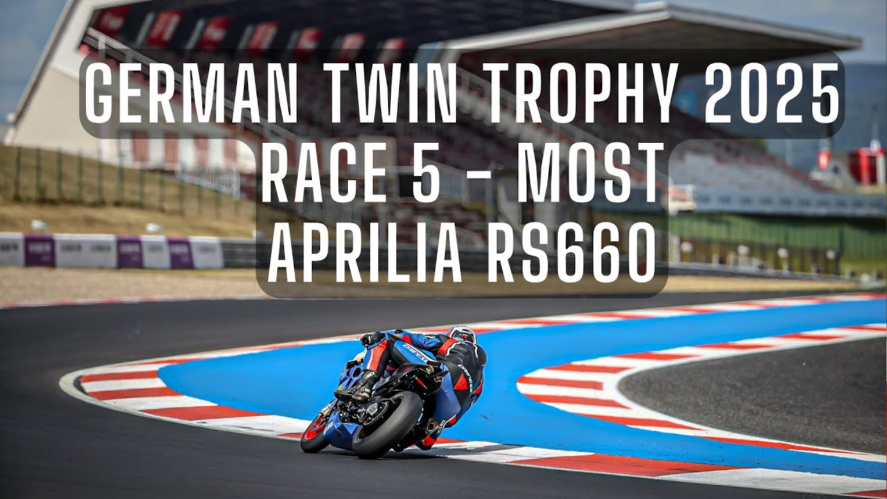 German Twin Trophy 2025 - Race 5 Most - Richard Lindhorst - Aprilia RS660 POV Onboard