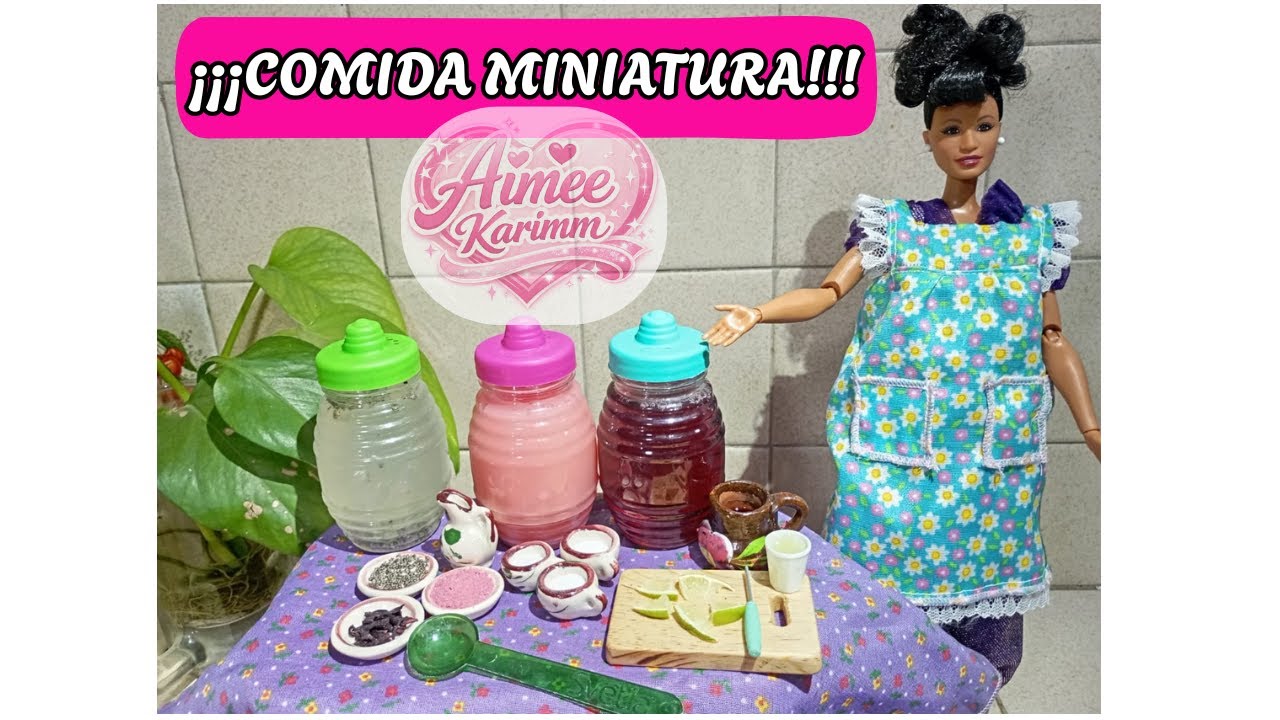 ¡¡¡COMIDA MINIATURA!!!   AGUAS FRESCAS
