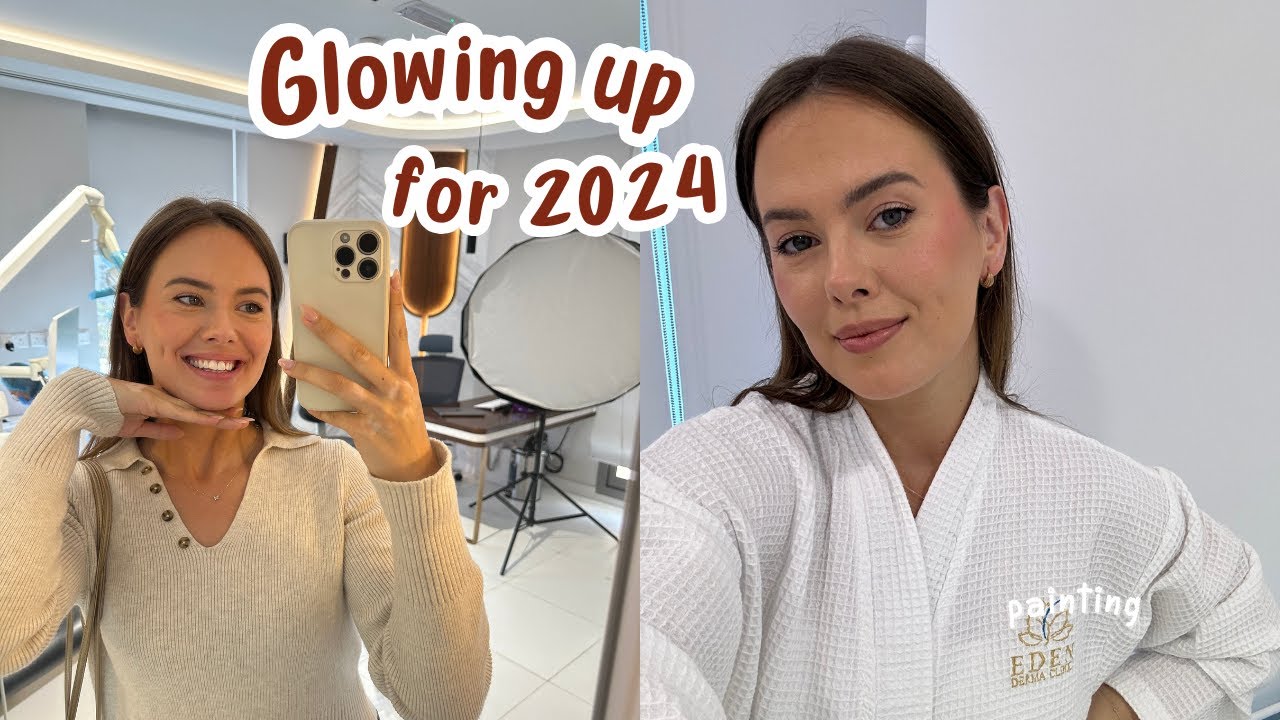 GLOWING UP FOR 2024: teeth whitening, Augustinus Bader facial and full-body laser.