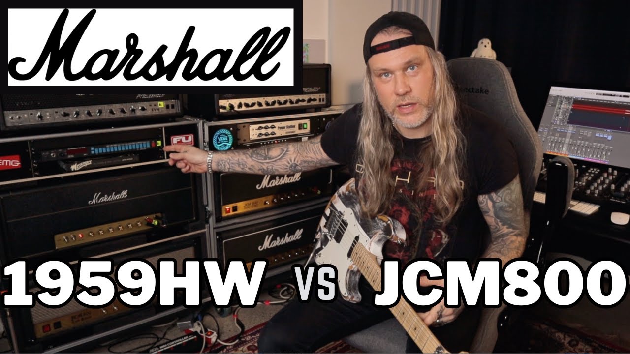 MARSHALL COMPARISON: 1959HW Super Lead Plexi vs JCM800 2203