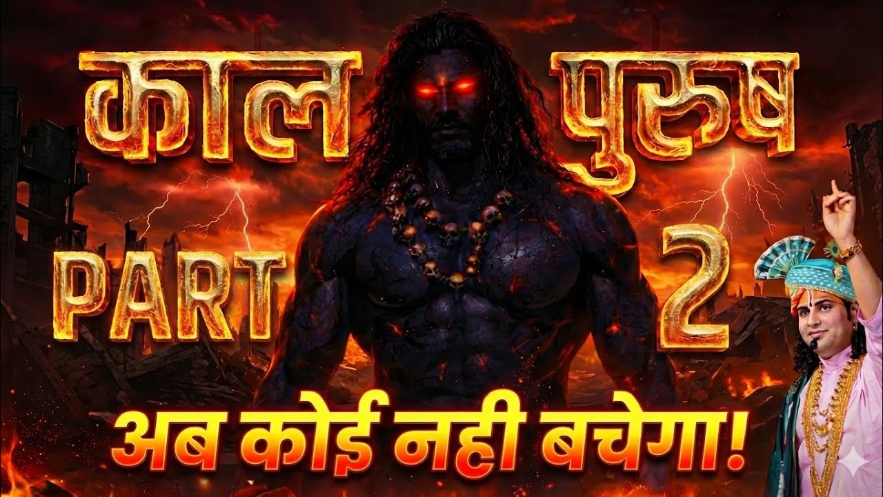 जब काल जागता है… तब सब समाप्त हो जाता है | काल पुरुष Part 2 !! Aniruddh Aacharya !! #bhakti #katha 