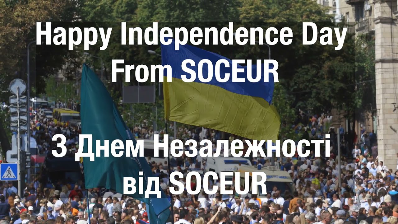 SOCEUR commander, Maj. Gen. Tabor, attending the 30th Anniversary of Ukrainian Independence Parade