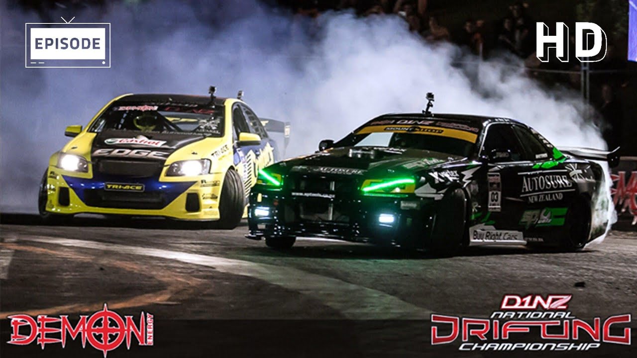 Demon Energy D1NZ Drifting Highlights: Round 2 - Mt Smart Stadium, Auckland 2014
