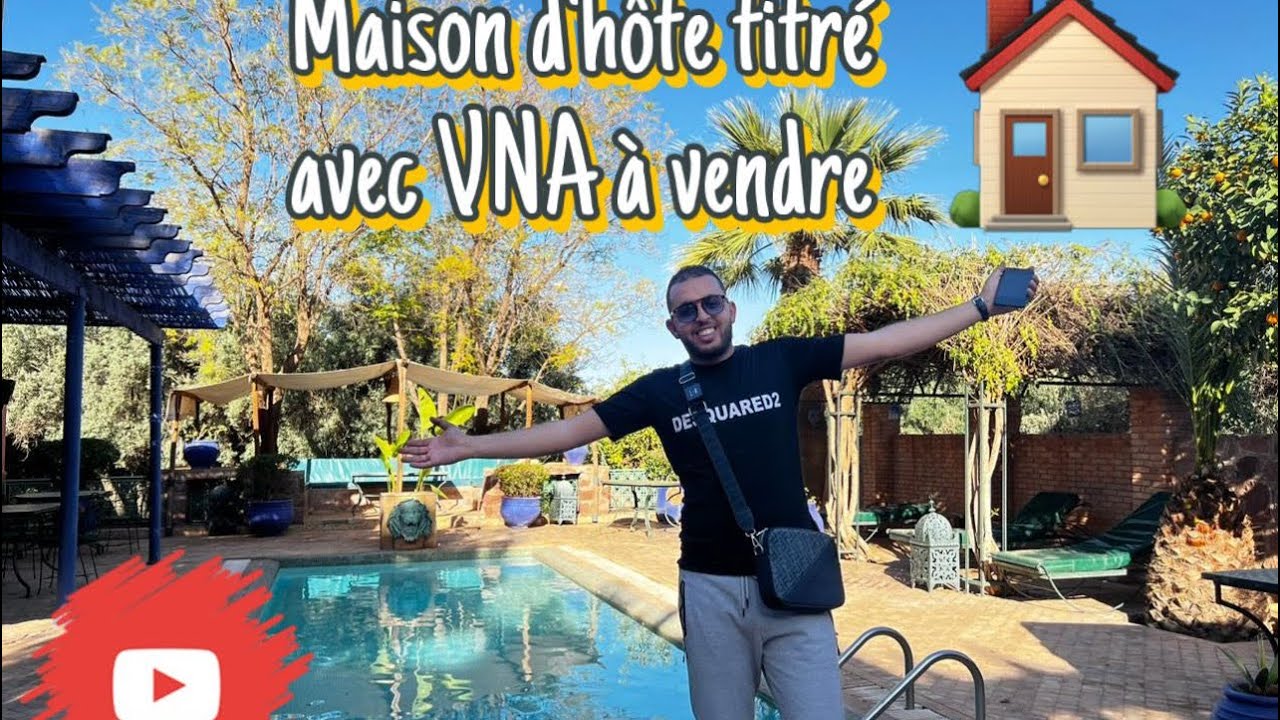 Maison d’hôte à vendre VNA sur la route d’ourika 20 min de #marrakech #morocco #propertyinvestment