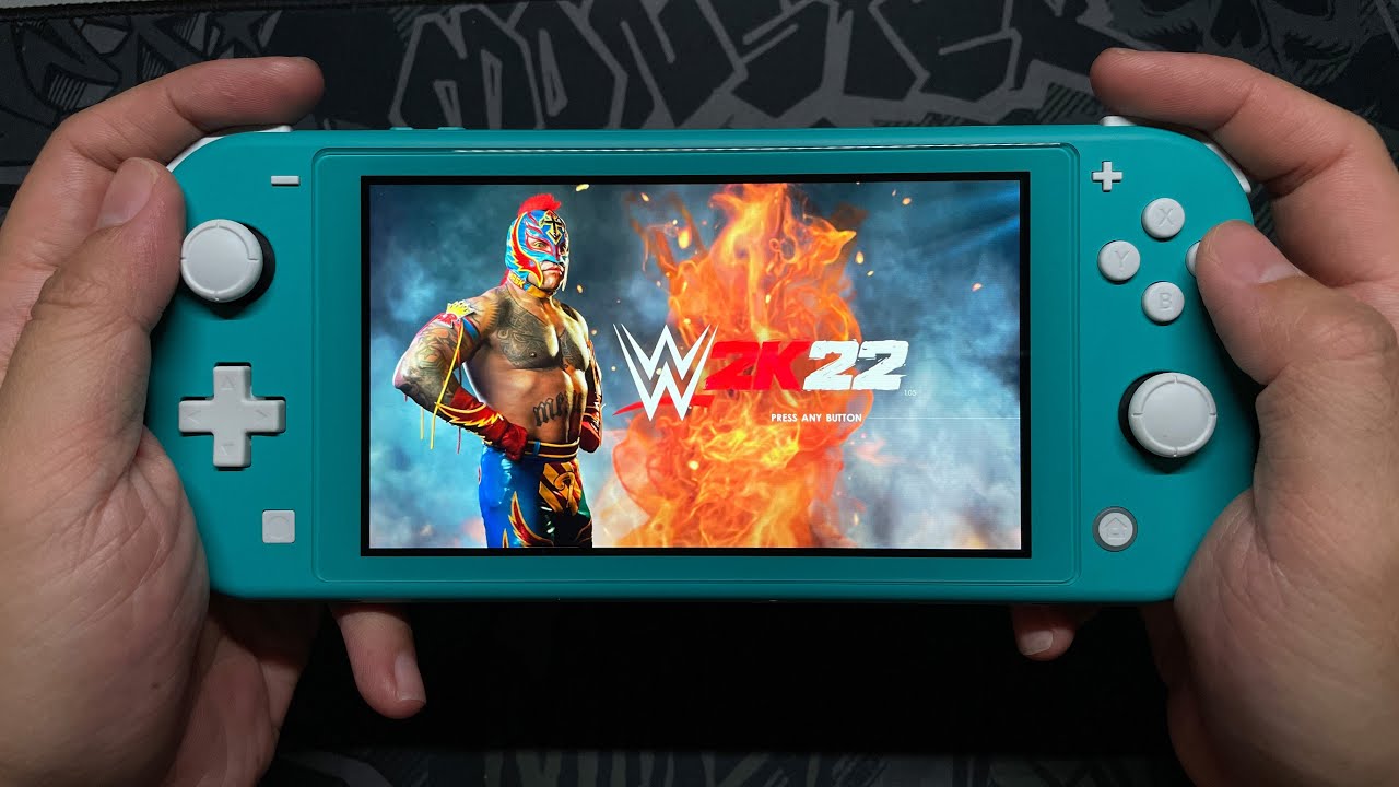 WWE 2K22 Gameplay On Nintendo Switch LITE