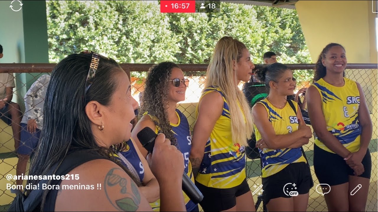 Agora Ao Vivo  Aniversario de Santa Rita Jogos Direto da Quadra do Izidoro