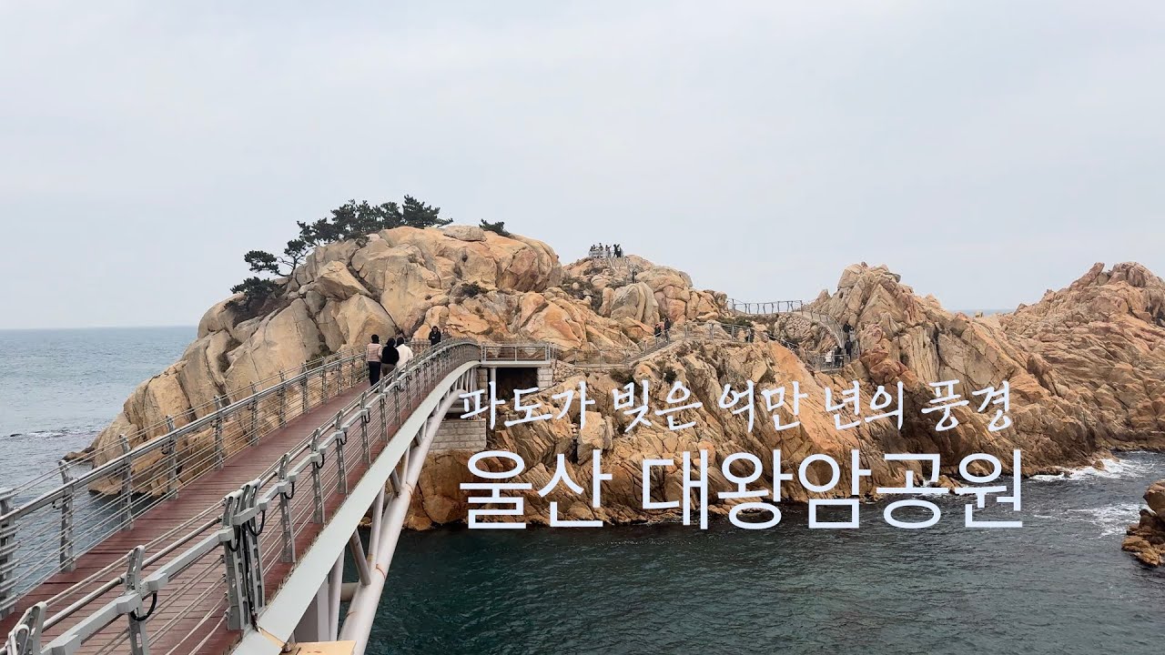“파도소리 ASMR” 파도가 빚은 억만 년의 풍경 | 울산 대왕암 노을