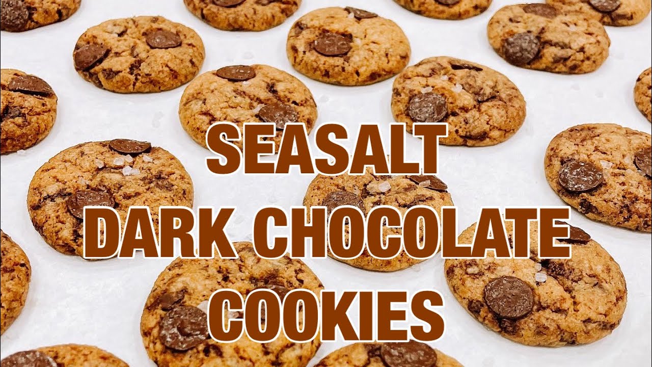 BAKE-IT-YOURSELF #12: SEASALT DARK CHOCOLATE COOKIES ASMR