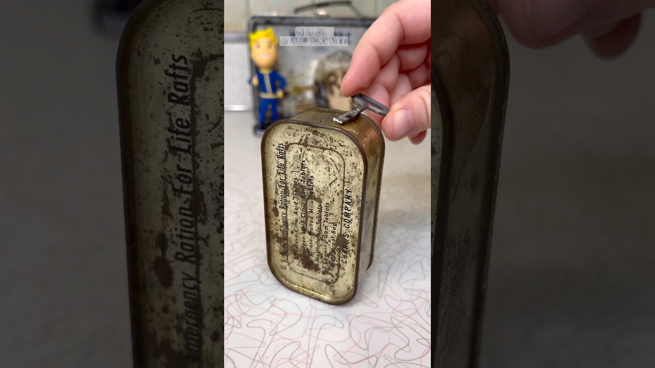 Opening 80 Year Old Survival Candy from a Fallout Shelter!