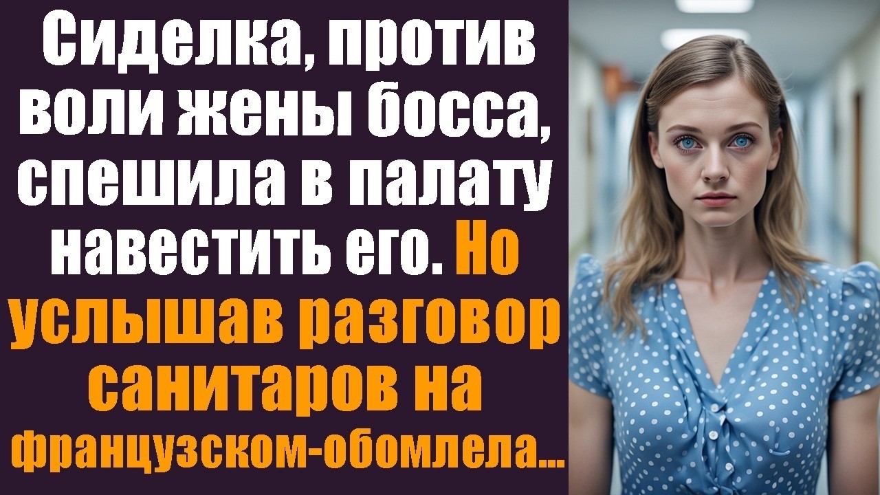 Сиделка, против воли жены босса, спешила в палату навестить его. Но услышав разговор санитаров...