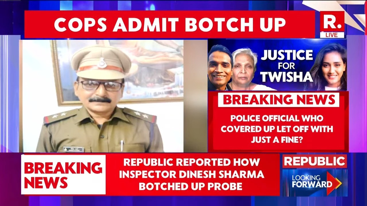 Twisha Sharma case: Republic Reported How Inspector Dinesh Sharma Botched Up Probe | LIVE