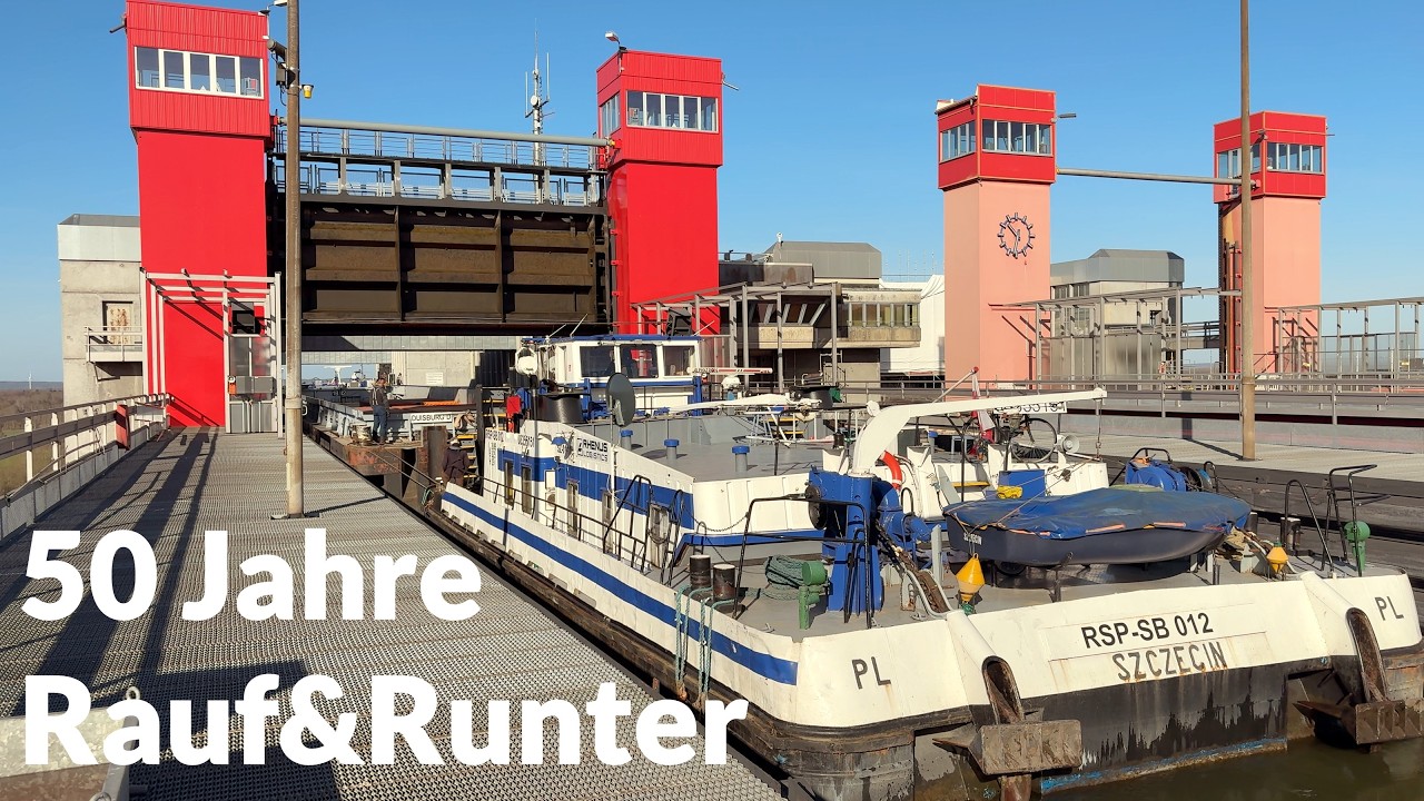 Schiffshebewerk Lüneburg - Der 38m Fahrstuhl am Elbe-Seitenkanal