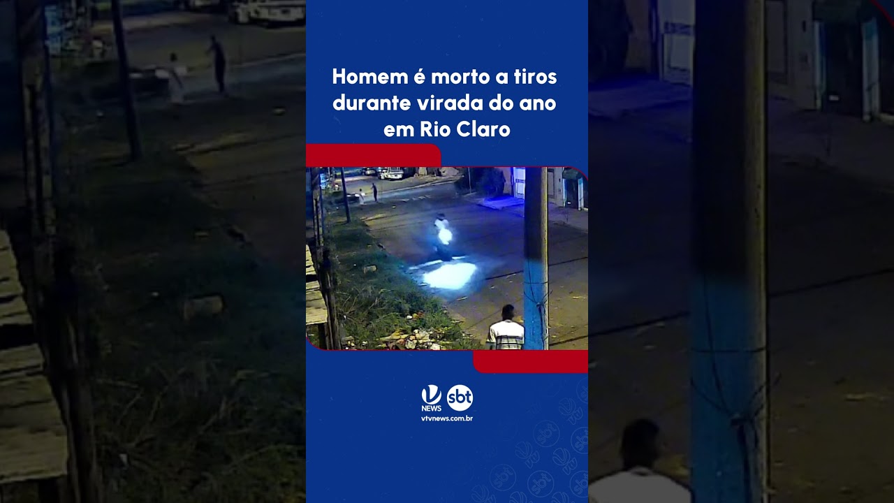 🚨 Homem &eacute; morto a tiros durante virada do ano em Rio Claro