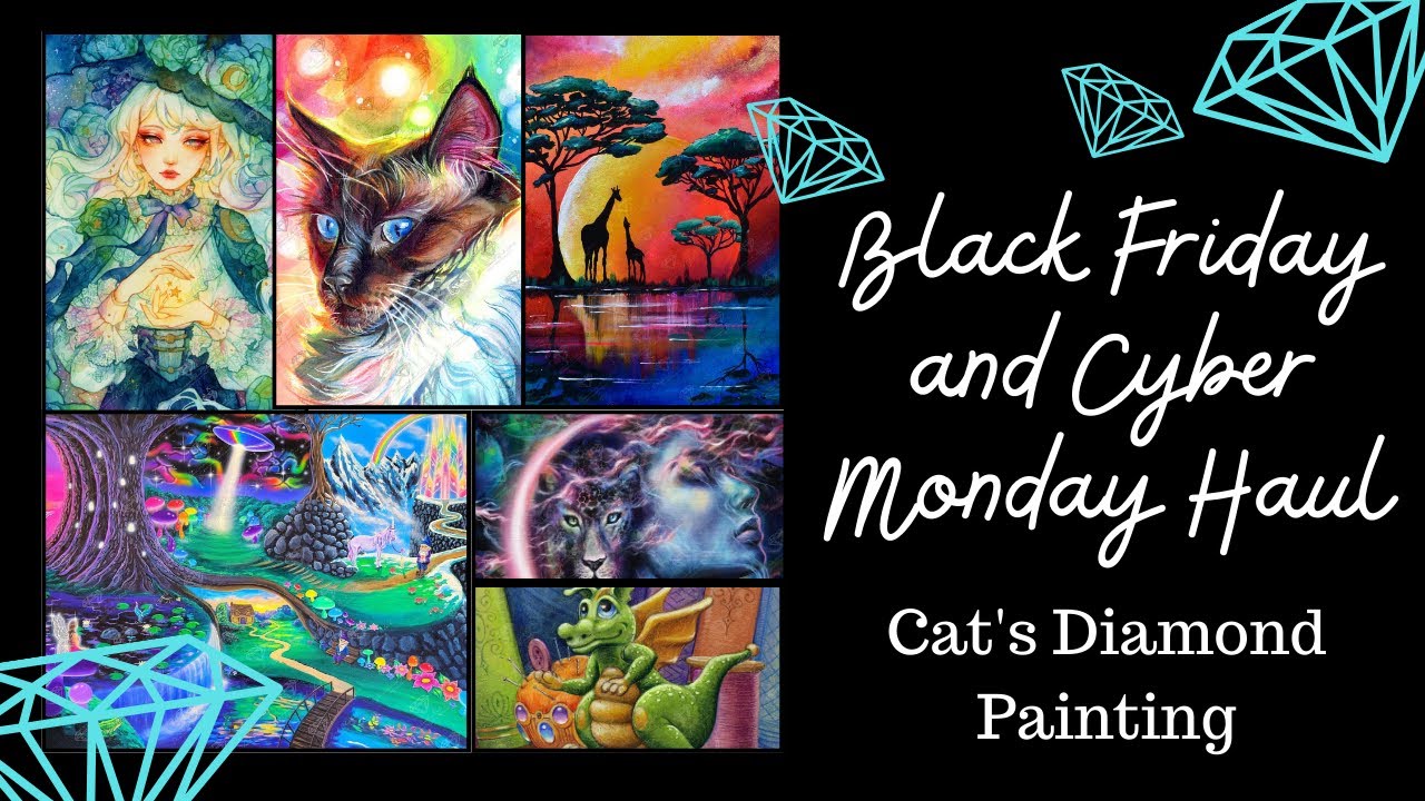 Unboxing My Black Friday And Cyber Monday Haul From Diamond Art Club | Inside A Fairy's Dream & More
