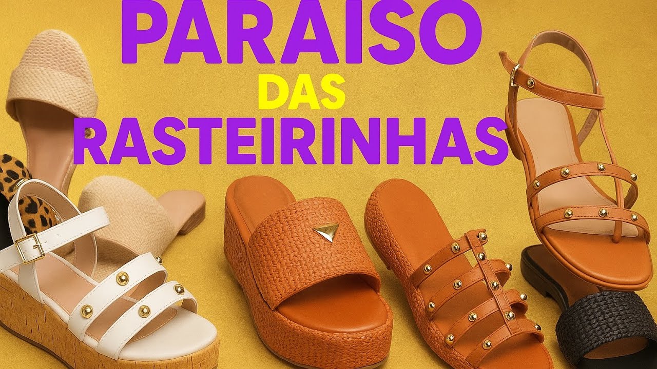 R$35,00 ACHEI O PARAÍSO DAS RASTEIRINHAS SANDÁLIAS E TÊNIS DE LUXO AQUI NO BRÁS 