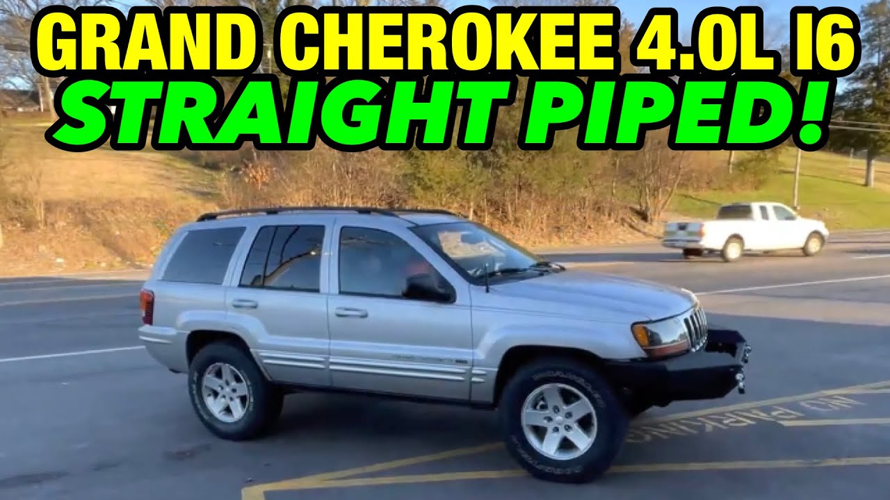 2002 Jeep Grand Cherokee Limited 4.0L I6 Exhaust w/ STRAIGHT PIPE!