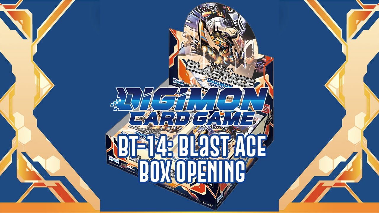 Digimon Card Game | BT14 - Blast Ace Booster Box Pack Opening
