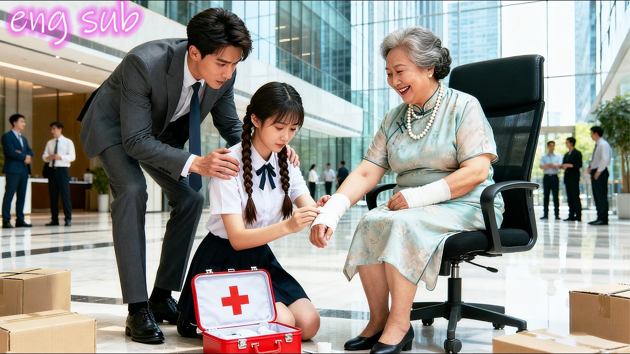 On first day work,old she help turned out to be CEO's grandma! CEO marry her at spot,both spoil her!