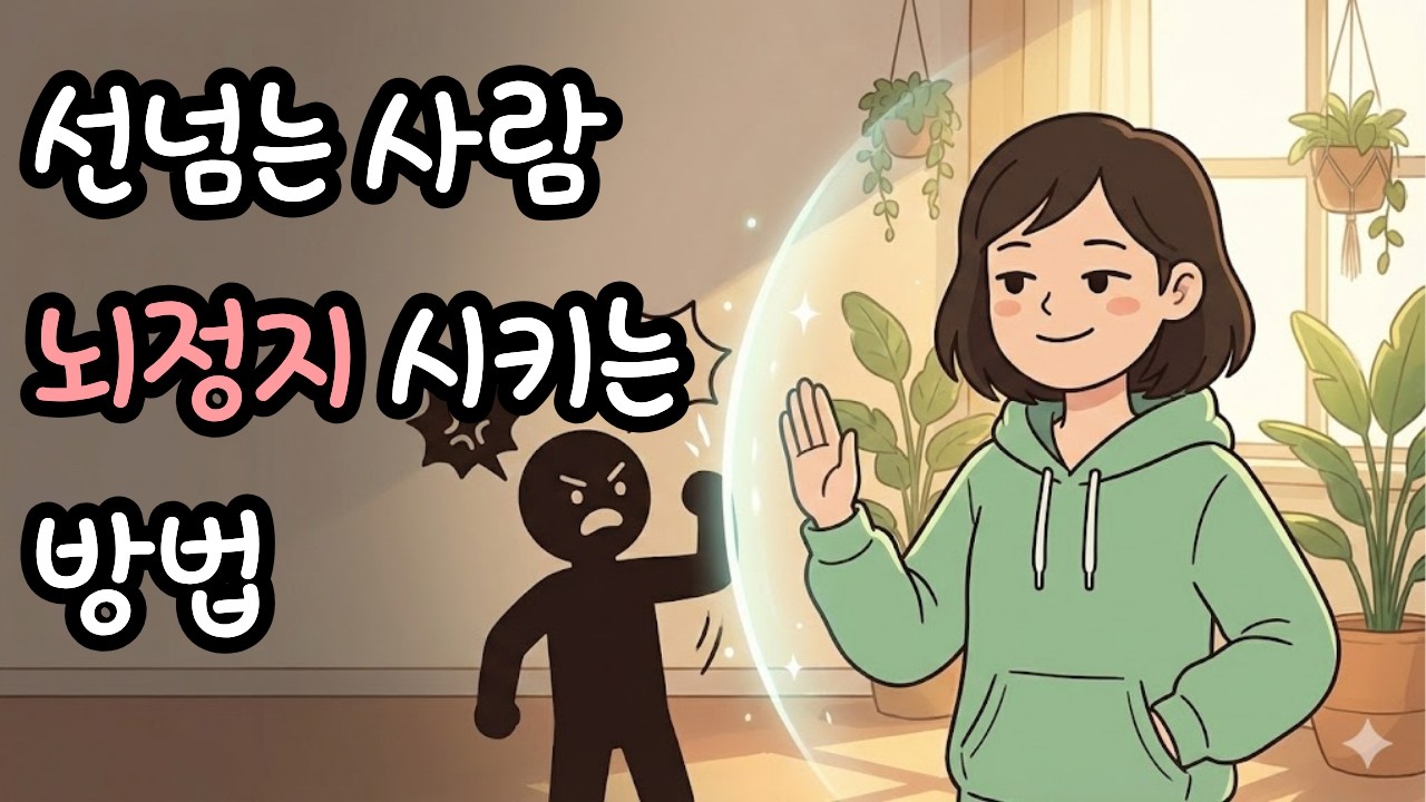 기분 나쁜 말 듣고 밤마다 생각 난다면 무조건 보세요 (무례한 사람 대처법)