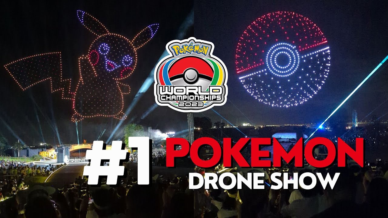 [4K] The BEST Pokémon Drone Show I have ever seen!