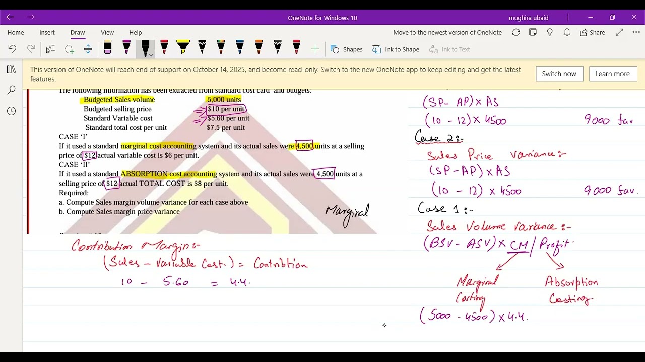 Sales Price Variance | Lecture 14| Sales Quantity Variance |ICMA |AMA|