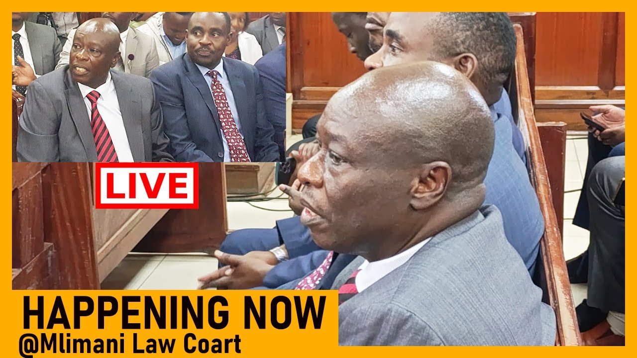 🔴LIVE: GACHAGUA  IMPEACHMENT CASE HEARING NOW AT MLIMANI LAW COART