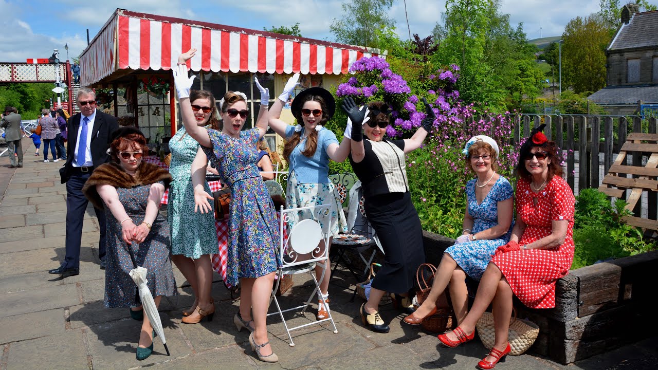 ELR 1940's Weekends 2017-2024. Video Highlights Compilation. (East Lanc's Railway) 40's Music &Dance