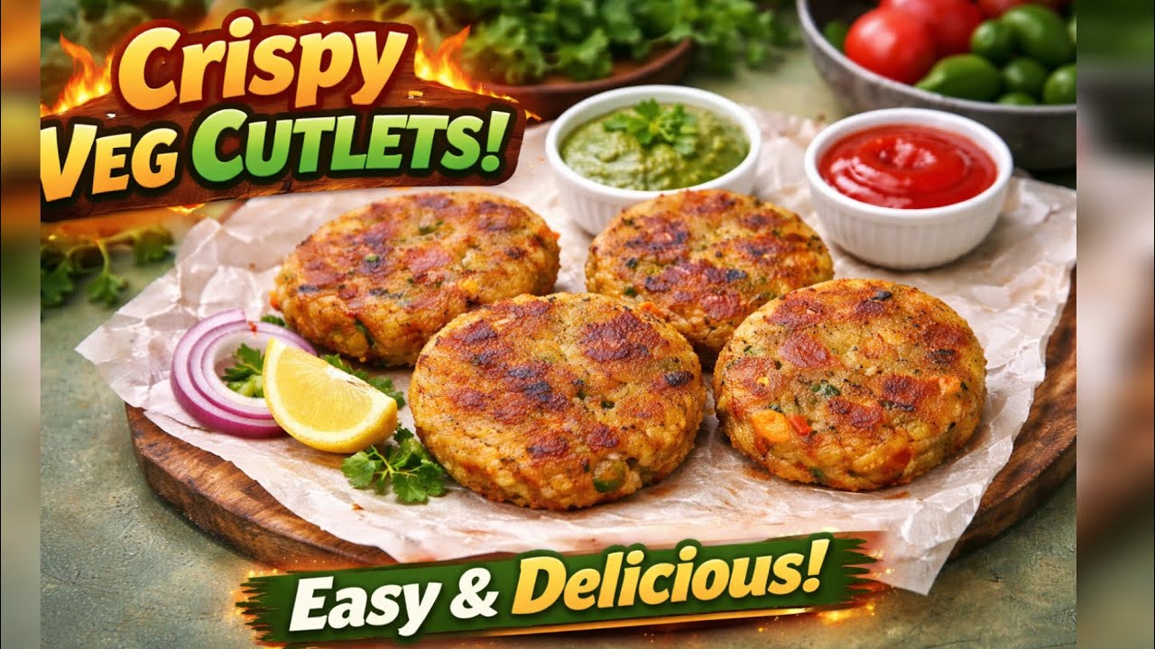 Crispy Mix Veggie Kabab Recipe | Easy & Tasty Snack
